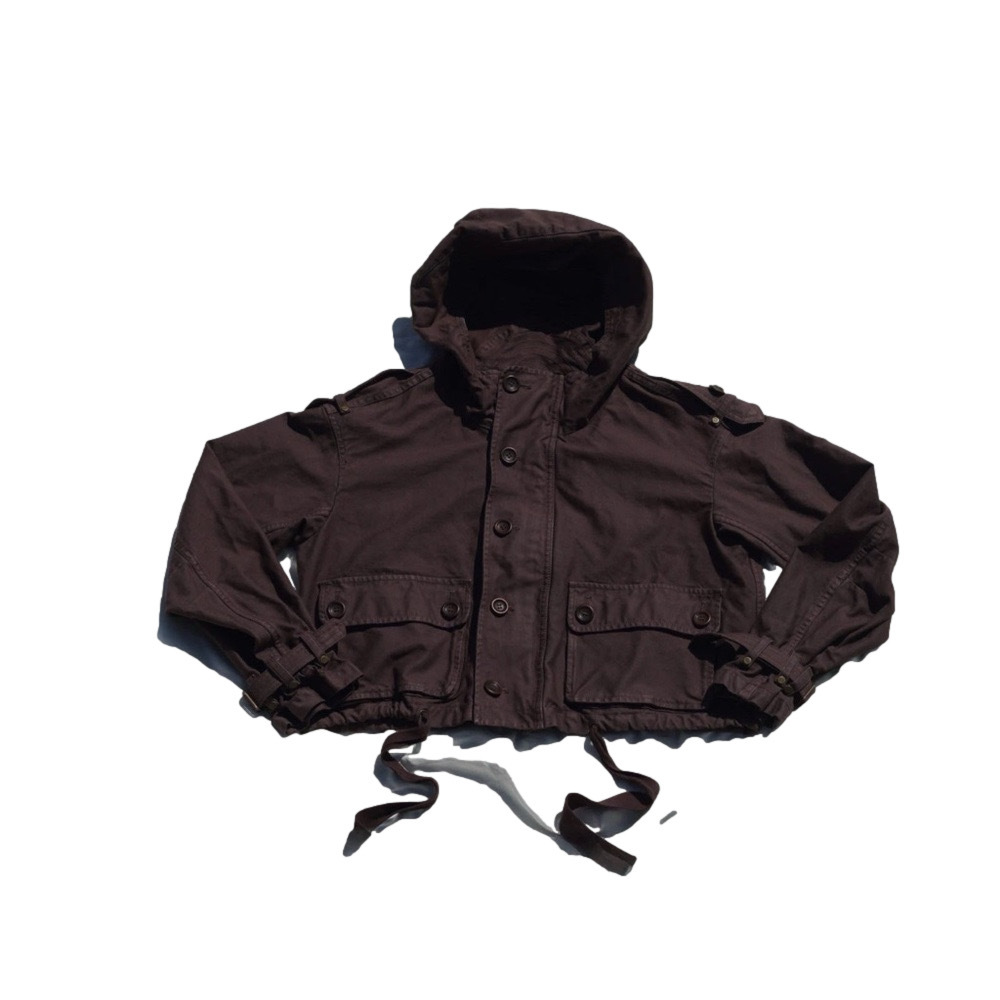 New Rowan Finnian Hooded Utility Jacket - Mountain Ridge Brown - M - Picture 4 of 17